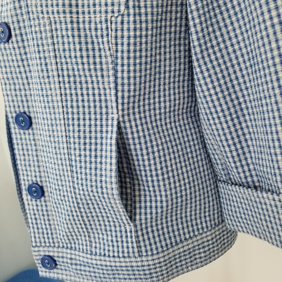 Checked 2 PC Jacket & Tank Set - Picture 4 of 11